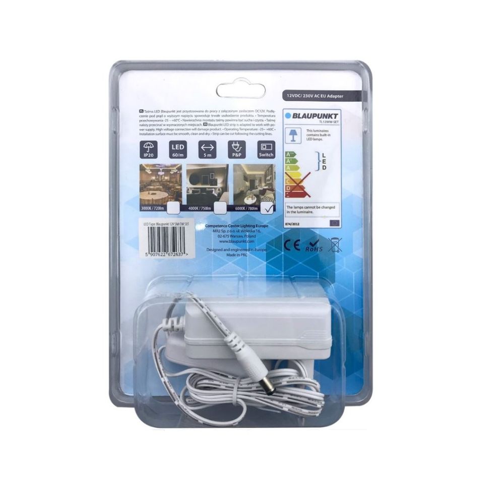 Комплект светодиодной ленты Blaupunkt Galaxy Blister 12V 5M CW