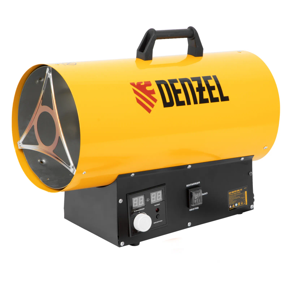 Газовая тепловая пушка Denzel GHG-15i, 15 кВт, цифровой термостат, пропан-бутан