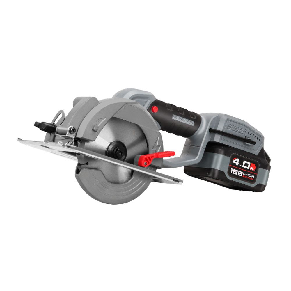 Аккумуляторная пила циркулярная бесщеточная ProfiPower DHS-18V (18В,Li-ion-1шт,4.0Ач,140мм,6700об)
